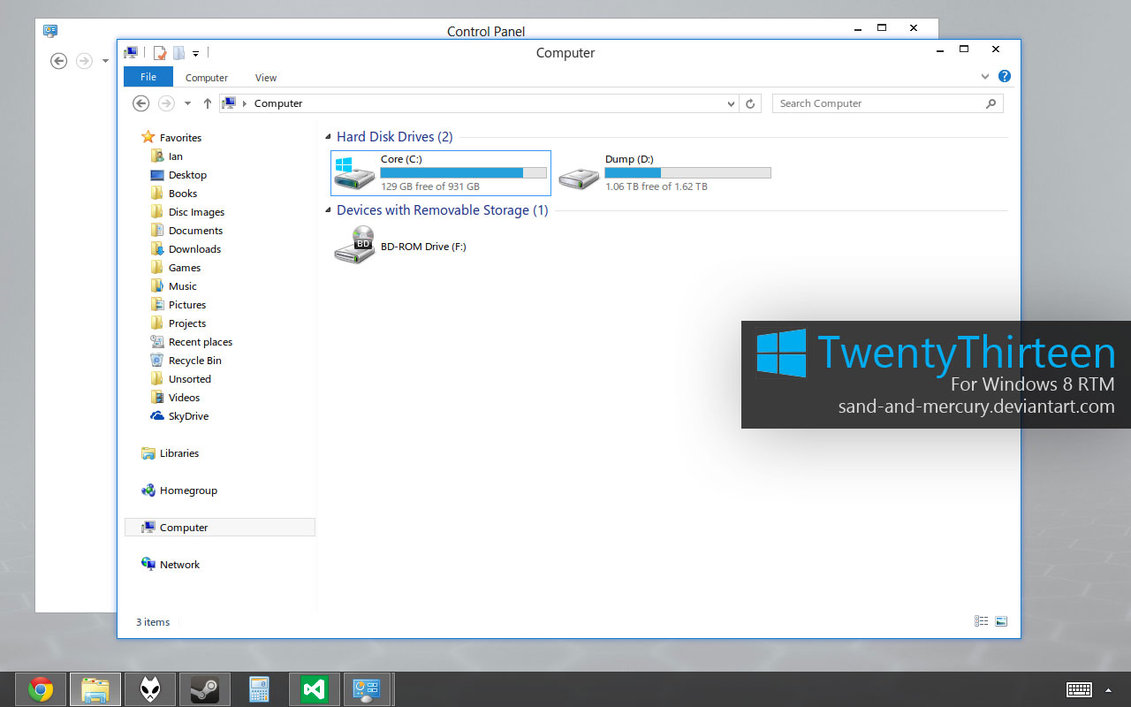 TwentyThirteen for Windows 8 RTM 1.02 - темы для windows 8 скачать 